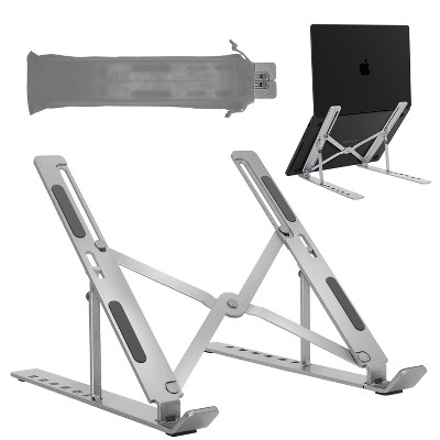 Vena Portable Laptop Stand for Desk, Foldable Laptop Stand Compact, Adjustable Travel Computer Stand for Macbook,iPad, HP, Dell, Lenovo
