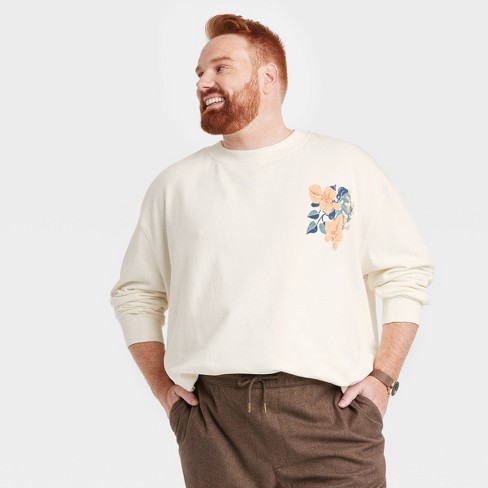 Beige pullover 2024 sweatshirt