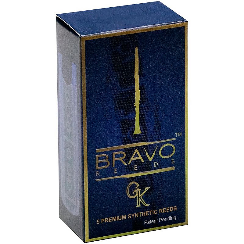 Bravo Reeds Synthetic Clarinet Reed 5 Pack, 1 of 2