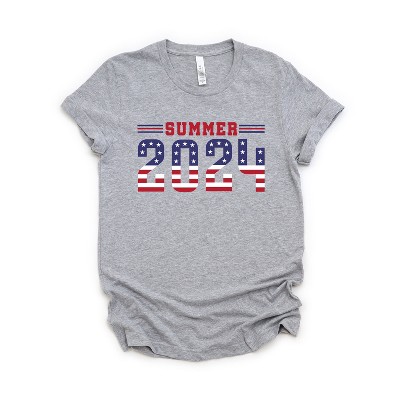 Simply Sage Market Women's Stars and Stripes Summer 2024 Short Sleeve Graphic Tee