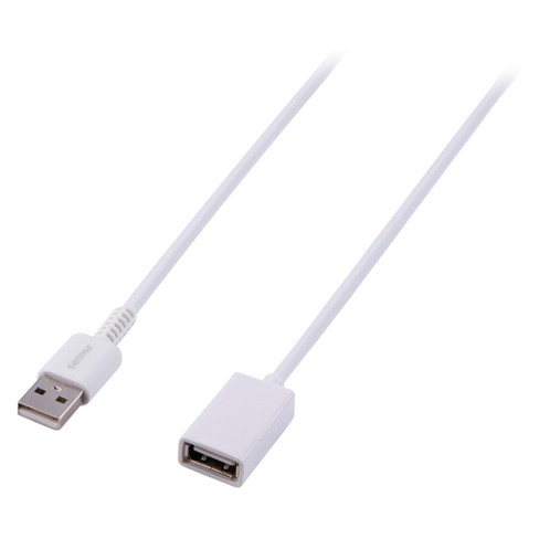Último voz camino Philips 6' Usb Extension Cable - White : Target
