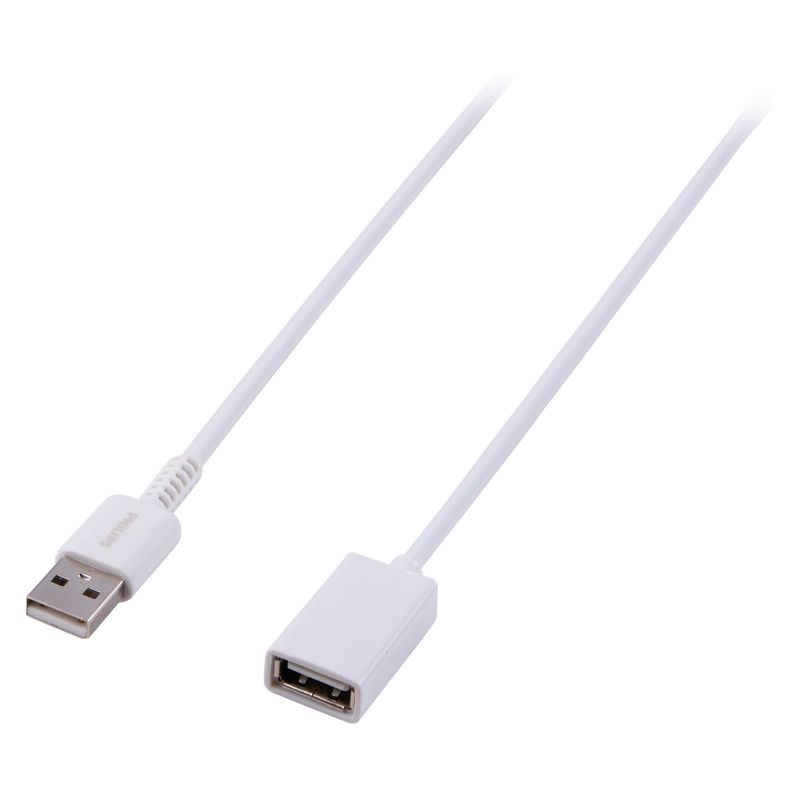 Philips 6' USB Extension Cable - White, 1 of 8