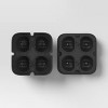 Halloween Pumpkins Silicone Ice Cube Tray Black - Threshold™: Pumpkin Ice Mold, Silicone Mold, Dishwasher & Freezer Safe - 3 of 3
