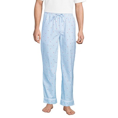 Lands' End Men's Poplin Pajama Pants