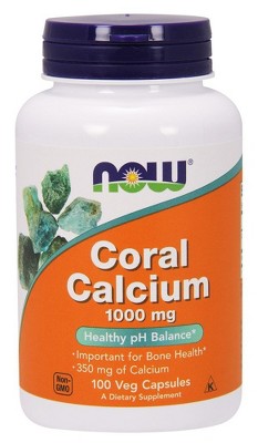 Coral Calcium 1000mg by Now Foods  -  100 VegCap