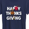 Women's - Peanuts - Happy Thanksgiving Icons Short Sleeve Graphic T-Shirt - 2 of 4