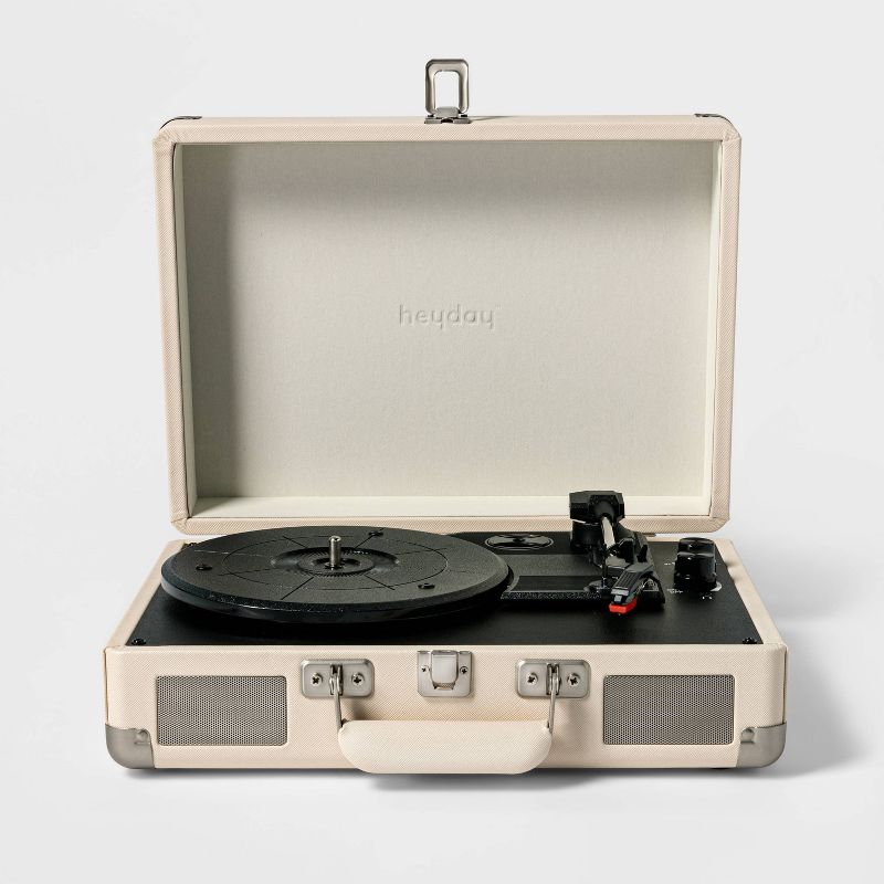 Suitcase Turntable - heyday&#8482; Stone White, 1 of 9