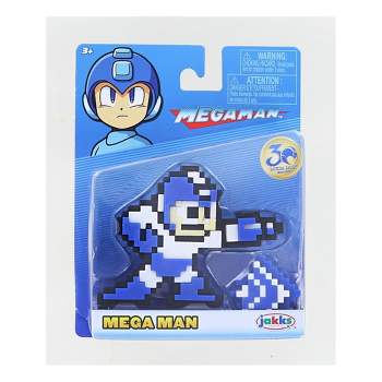 Jakks Pacific Mega Man 8 Bit Figure | Mega Man w/ Ice Slasher
