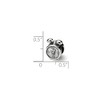 Black Bow Jewelry Sterling Silver Alarm Bead Charm - 3 of 4