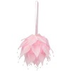 Northlight Feathered Ball with Pearls Christmas Ornament - 4.25" - Pink and White - 4 of 4