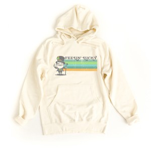 Simply Sage Market Women's Graphic Hoodie Feelin' Lucky Leprechuan - 1 of 4
