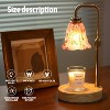 FAAYFIAN Adjustable Candle Warmer Lamp with Timer,Wood Base Metal Shade,Birthday Gifts for Women Mom - 3 of 4
