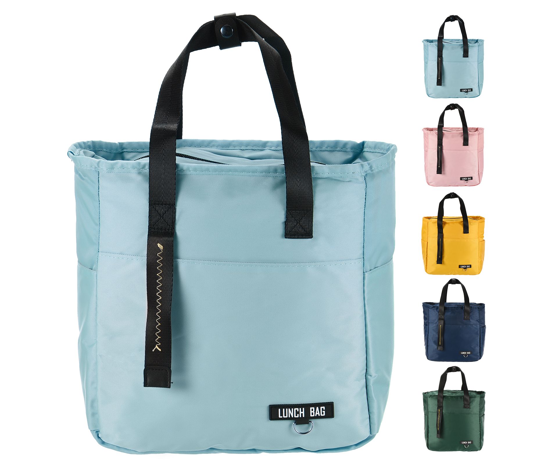 Unique Bargains Insulated Leakproof Thermal Zipper Portable Lunch Bag