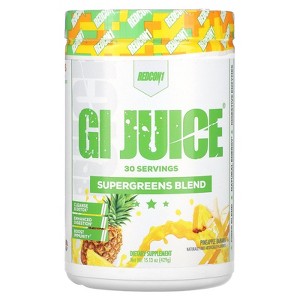 Redcon1 GI Juice, Supergreens Blend, Pineapple Banana, 15.13 oz (429 g) - 1 of 2