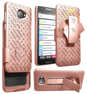 Nakedcellphone Case And Belt Clip Holster Combo For Lively Jitterbug Flip2  : Target