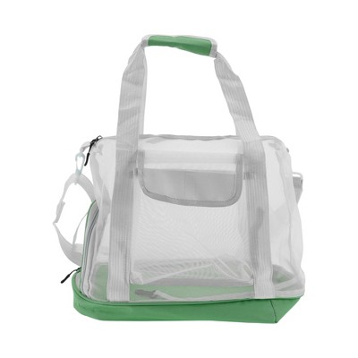 Unique Bargains Pet Carrier Bag Foldable Transport Box with Removable Mat