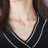 Sterling Silver Cat Necklace for Women - Dainty Gold Plated Choker, Trendy Gift for Her - 2 of 4