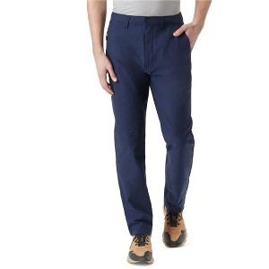 BASS OUTDOOR Mens Traveler Slim Straight Fit Flex Tech Twill Casual Trouser Pants - 1 of 1