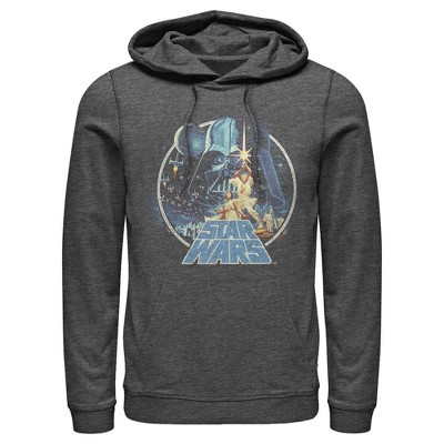 Men's Star Wars Classic Scene Circle Pull Over Hoodie