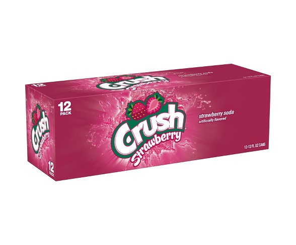 Crush Strawberry Soda - 12pk/12 fl oz Cans