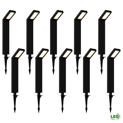 C Cattleya 16" 4.5W Low Voltage Black Aluminum LED Outdoor Landscape Path Lights