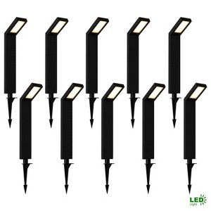 C Cattleya 16" 4.5W Low Voltage Black Aluminum LED Outdoor Landscape Path Lights - 1 of 4