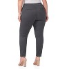Rekucci Curvy Woman Ease into Comfort Skinny Pants with Tummy Control | Pull-On Stretch Work Pants - 3 of 3