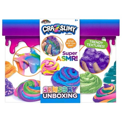 Cra-Z-Slimy Super Sensory Unboxing Slime Kit with Glitter