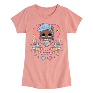 Girls' - LOL Surprise! - Let's Par-Tea Fitted Short Sleeve Graphic T-Shirt - 1 of 3
