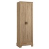 TIRAMISUBEST Storage Cabinet with Two Doors for Bathroom, Office, Adjustable Shelf, MDF Board, Brown - 3 of 4