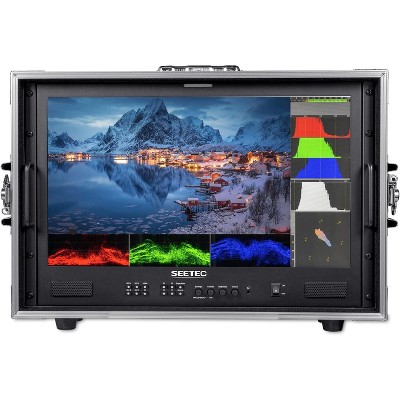 SEETEC ATEM215S-CO 21.5 Inch 4X SDI Multi Camera Broadcast Director Carry On Monitor with LUT HDR Wveform HDMI in Full HD 1920x1080