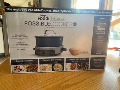  Ninja MC1101 Foodi Everyday Possible Cooker Pro, 8-in-1  Versatility, 6.5 QT, One-Pot Cooking, Replaces 10 Cooking Tools, Faster  Cooking, Family-Sized Capacity, Adjustable Temp Control, Midnight Blue:  Home & Kitchen