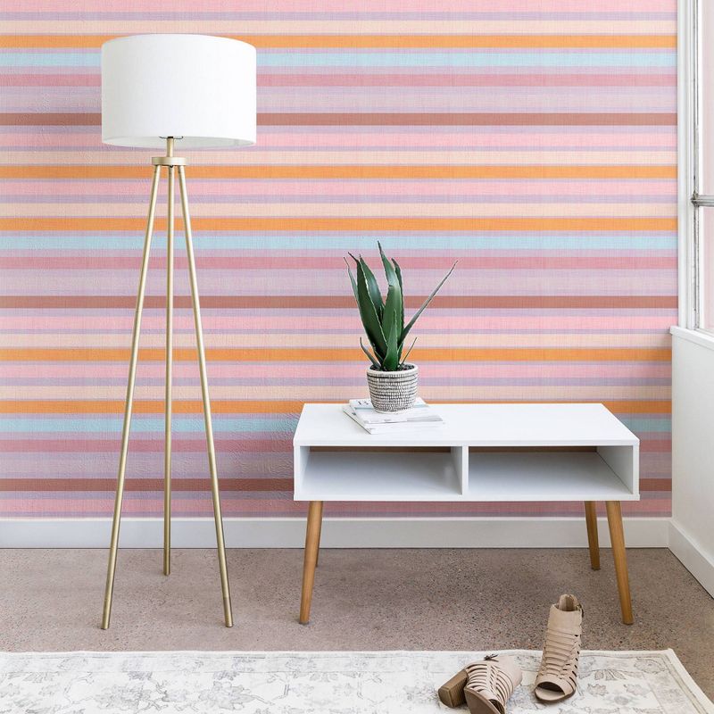 2&#39; x 10&#39; Mirimo Pastello Striped Wallpaper - Deny Designs, 3 of 6