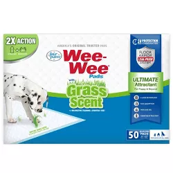 Four Paws Wee-Wee Grass Scented Dog Training Pads - 50ct