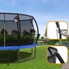 VisioGear Trampolines, Trampoline with Safety Enclosure Net, Trampoline with Basketball Hoop, Blue, 144.09"*144.09"*107.87" - 4 of 4