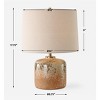 Uttermost Canyon Textured Table Lamp, Orange - 3 of 4