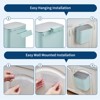 Small kitchen trash can with lid hanging trash can compost bin for kitchen counter - 4 of 4