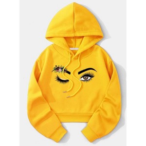 TIME HOLLOW Floral Print Drop Shoulder Thermal Hoodie - 1 of 3