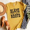 Simply Sage Market Women's Blame It All On My Roots Hat And Boots Short Sleeve Graphic Tee - 2 of 2