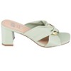 GC Shoes Zane Knotted Cross Strap Block Heel Sandals - 2 of 4