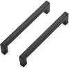 30 Pack Cabinet Handles, Black 3 Inch Hole Center Cabinet Drawer Pulls Stainless Steel Kitchen Hardware Handle - 2 of 4