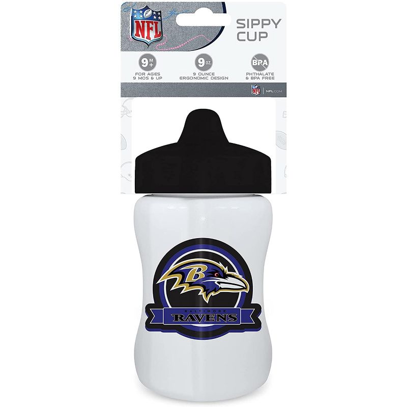 MasterPieces Inc Baltimore Ravens NFL 9oz Baby Sippy Cup, 2 of 3