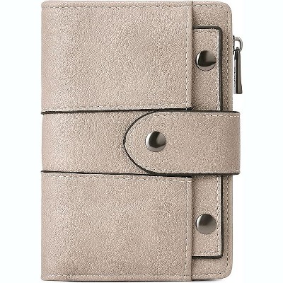 BEAFUP Small Wallet for Women,Leather Slim Womens Wallet Bifold Multi Card Holder Organizer Designer with Removable ID Window
