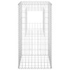 vidaXL Gabion Basket Posts 2 pcs 19.7"x19.7"x39.4" Iron - 4 of 4