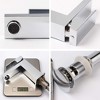 ChicFurnit Bathroom Sink Faucet Single Handle Solid Brass Design with Pop Up Drain for Modern Vanity Spaces, Silver, 15.7"*8.02"*2.9" - 4 of 4