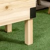 Gulches 2-Tier Raised Garden Bed with Trellis - Elevated Wooden Planter for Vegetables & Flowers - 3 of 4