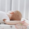 Sweet Jojo Designs Girl Baby Bassinet Fitted Sheets Set Watercolor Floral Pink Grey and White 2pc - 3 of 4