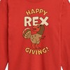 Boys' - Instant Message - Happy Rex Giving Long Sleeve Graphic T-Shirt - 2 of 4