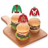 Big Dot of Happiness Ugly Sweater - Dessert Cupcake Toppers - Holiday and Christmas Party Clear Treat Picks - Set of 24 - 3 of 4