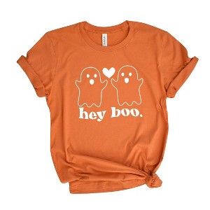 Simply Sage Market Women's Ghosts Hey Boo Short Sleeve Graphic Tee - 1 of 3